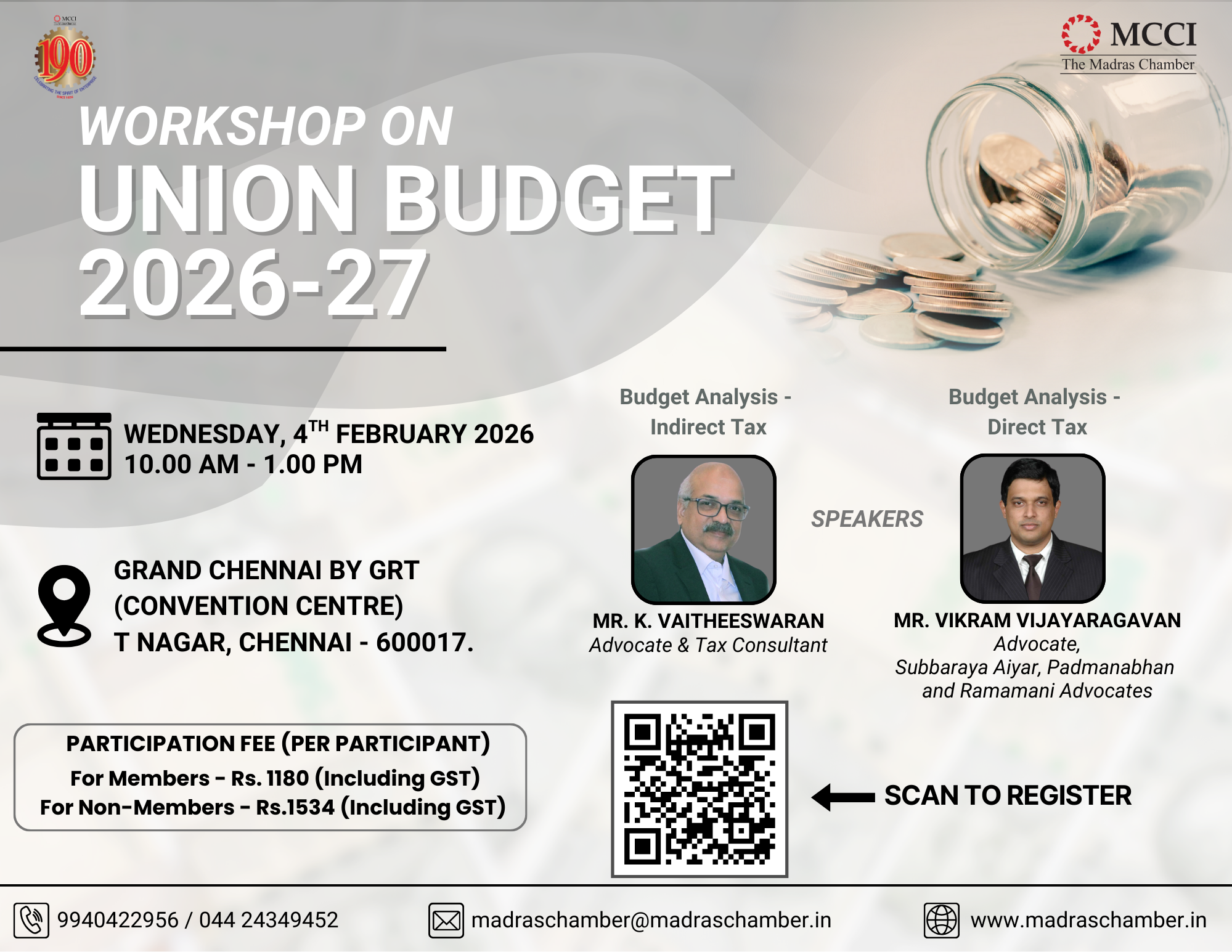 Workshop on Union Budget 2026-27