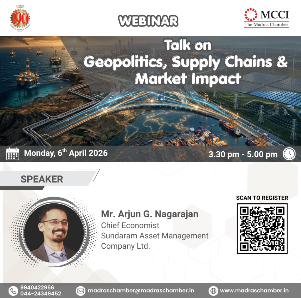 Webinar – Talk on Geopolitics, Supply Chains & Market Impact