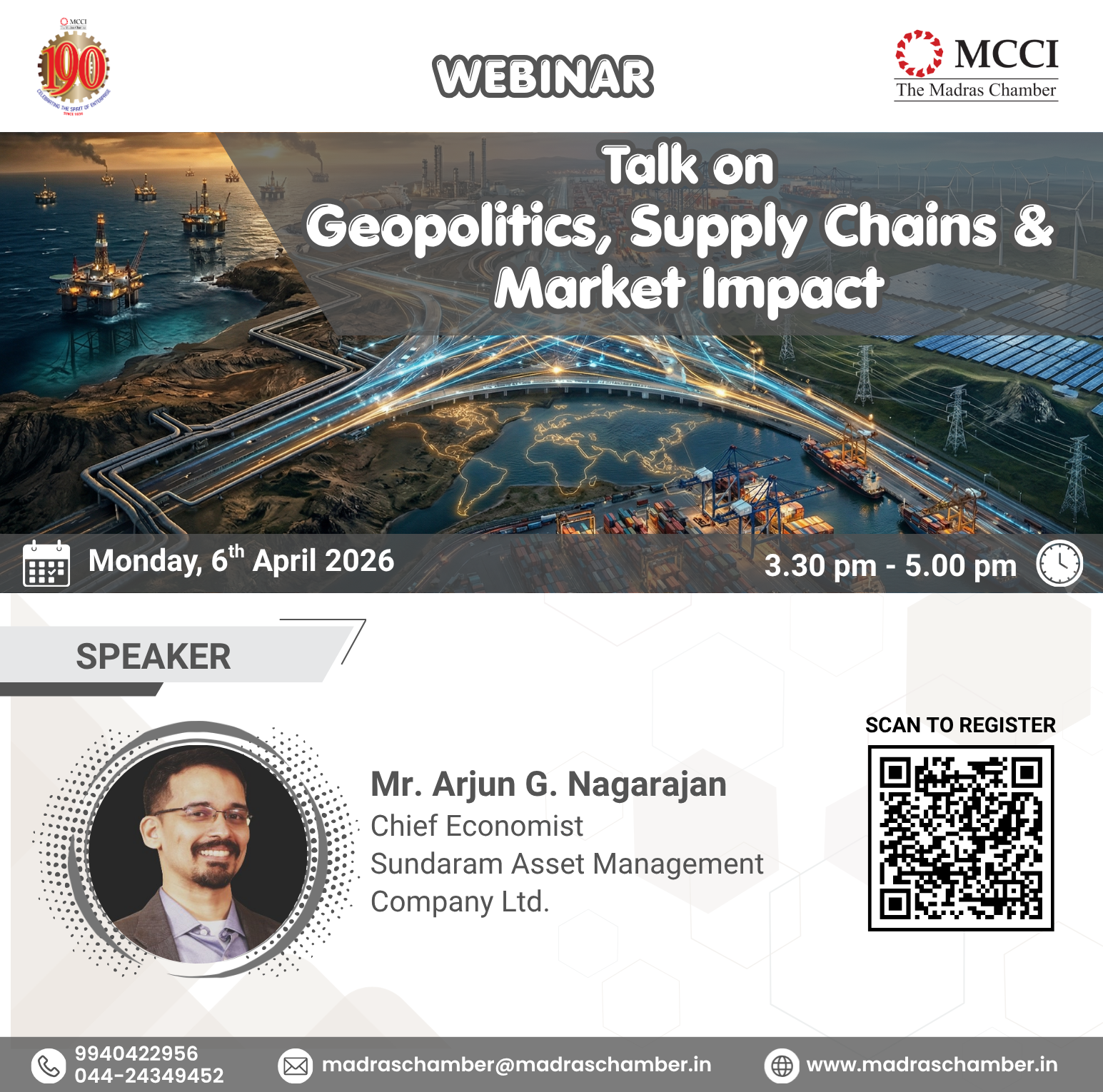 Webinar – Talk on Geopolitics, Supply Chains & Market Impact