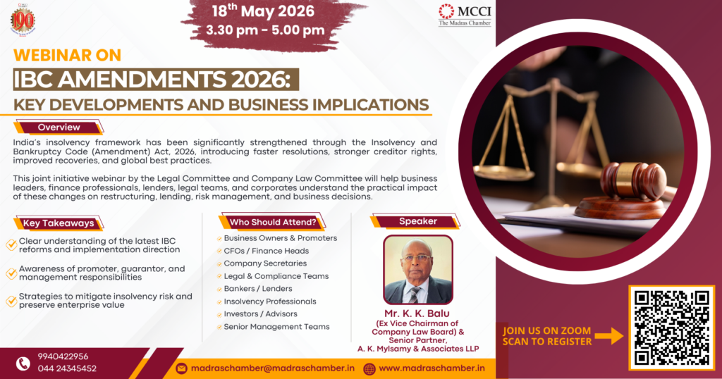 Webinar on IBC Amendments 2026: Key Developments and Business Implications