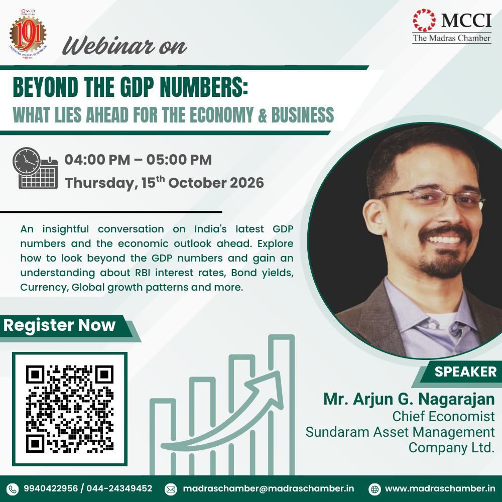 Webinar on Beyond the GDP Numbers: What Lies Ahead for the Economy & Business