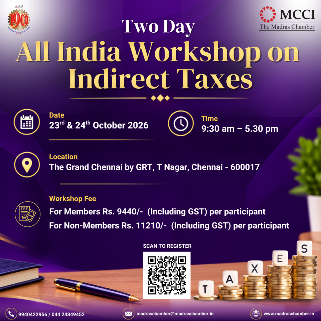 Two-Day All India Workshop on Indirect Taxes